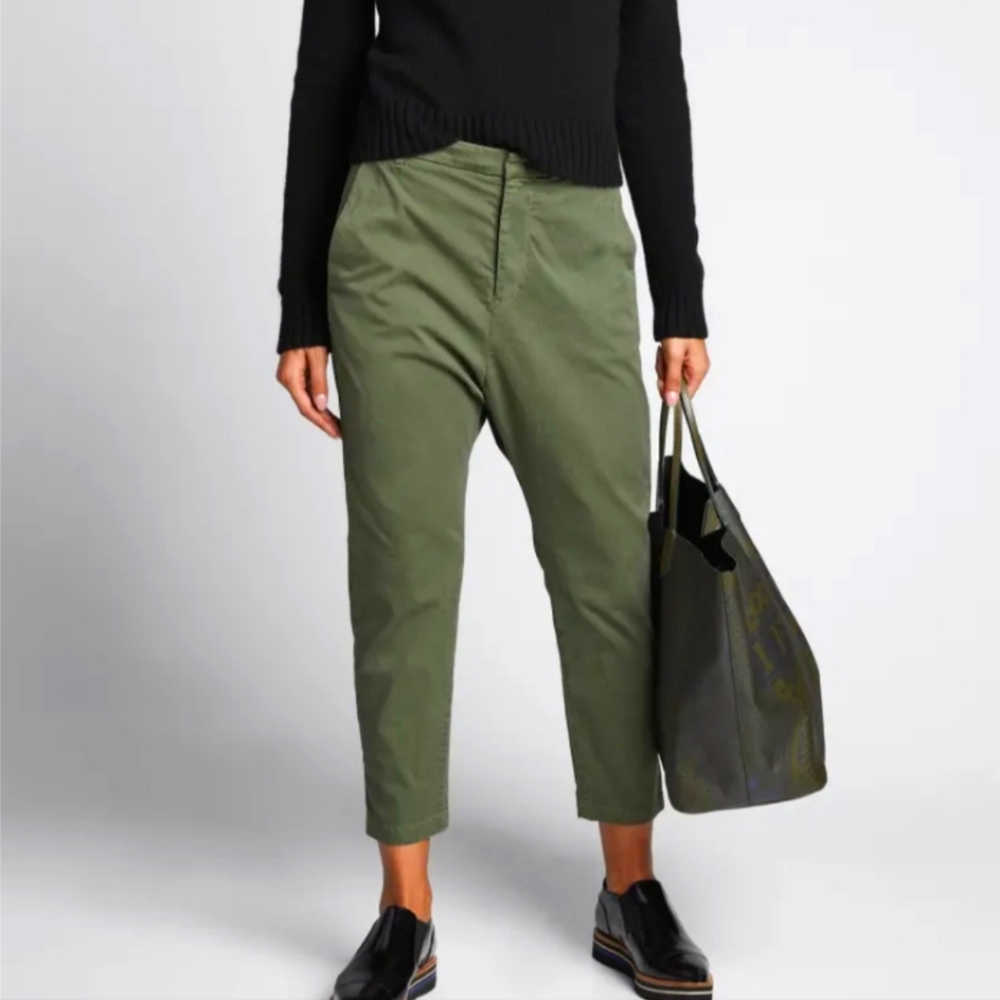 Nili Lotan Paris Straight-Leg Cropped Pants